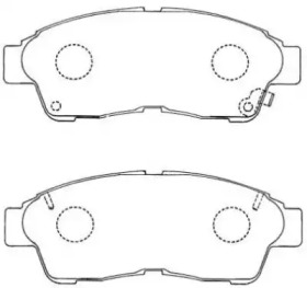 Комплект тормозных колодок AISIN ASN-154